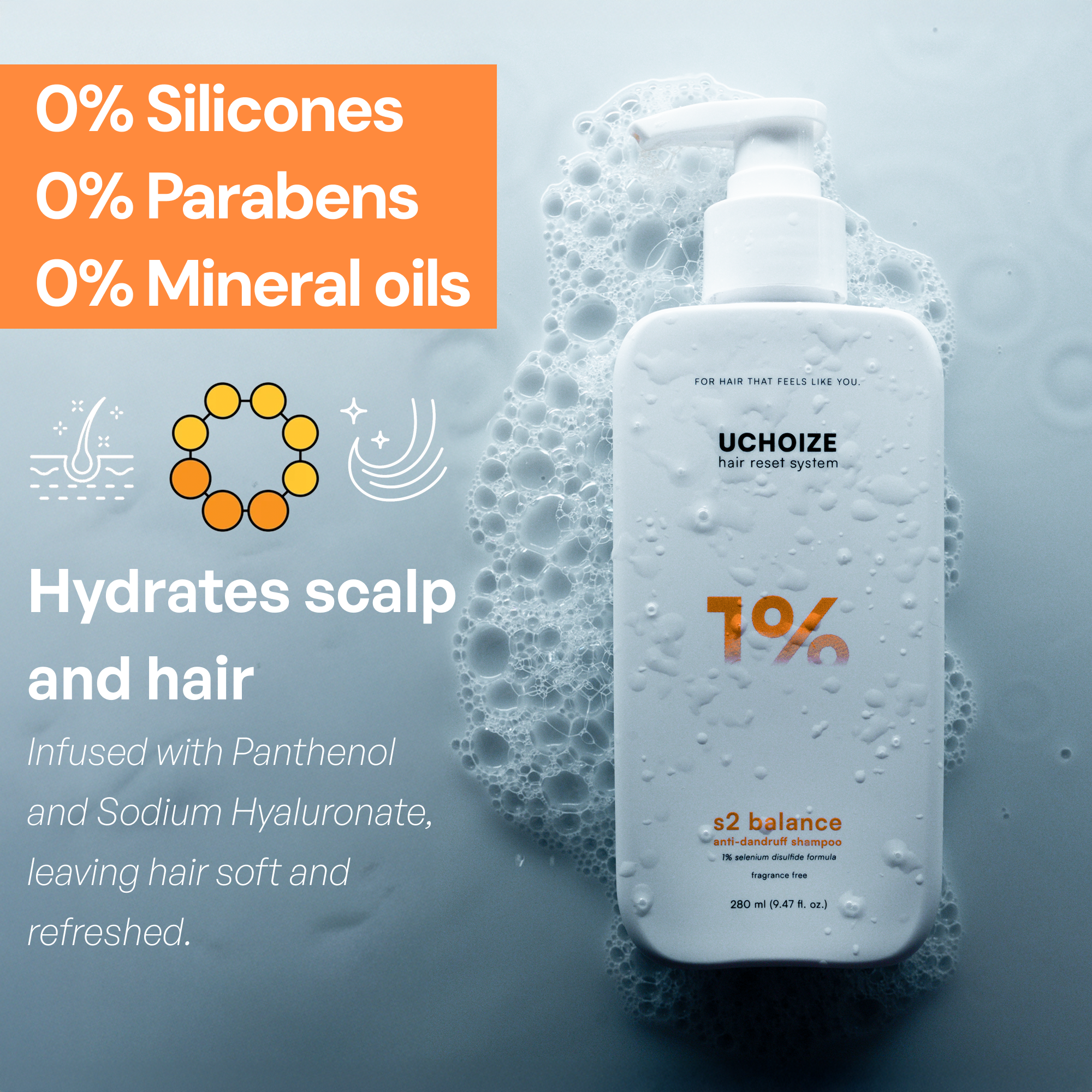 UCHOIZE S2 Balance Anti-Dandruff Shampoo